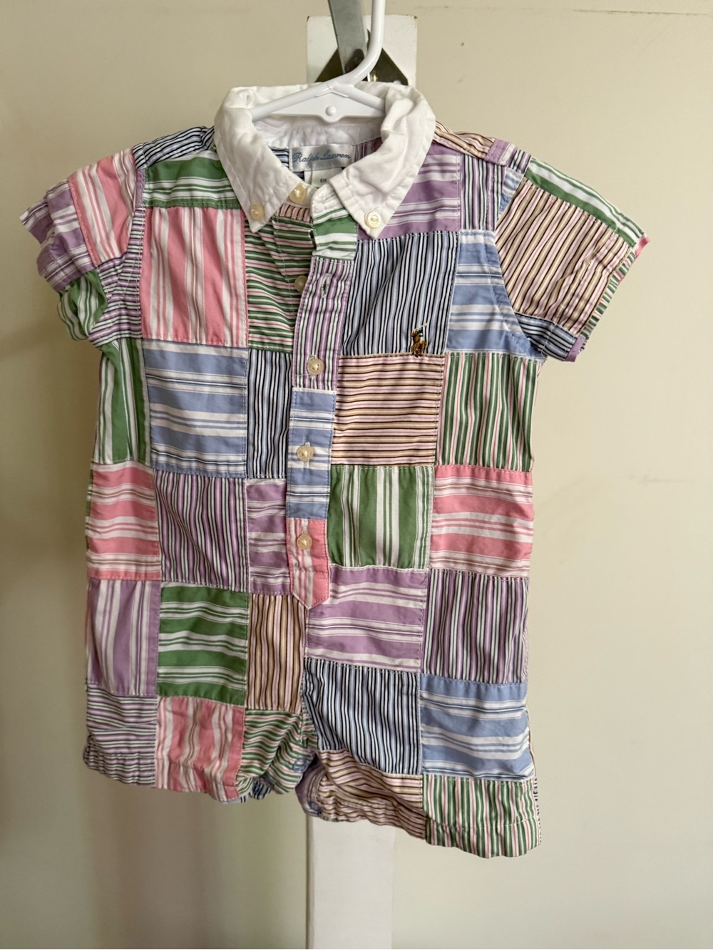 Ralph Lauren Patchwork Romper
